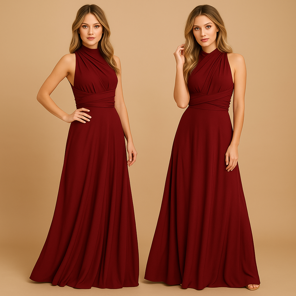 Mila | Wikkeljurk met overlengte bandjes voor dames