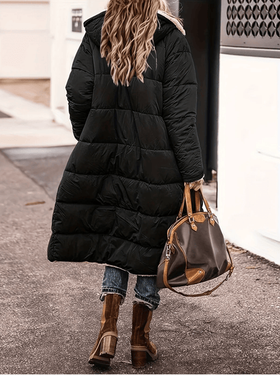 Avarena | Warme omkeerbara Parka-jas met sherpa-voering