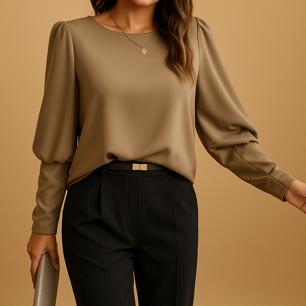 Maartje | Elegante blouse met lange mouwen voor dames