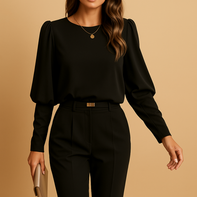 Maartje | Elegante blouse met lange mouwen voor dames