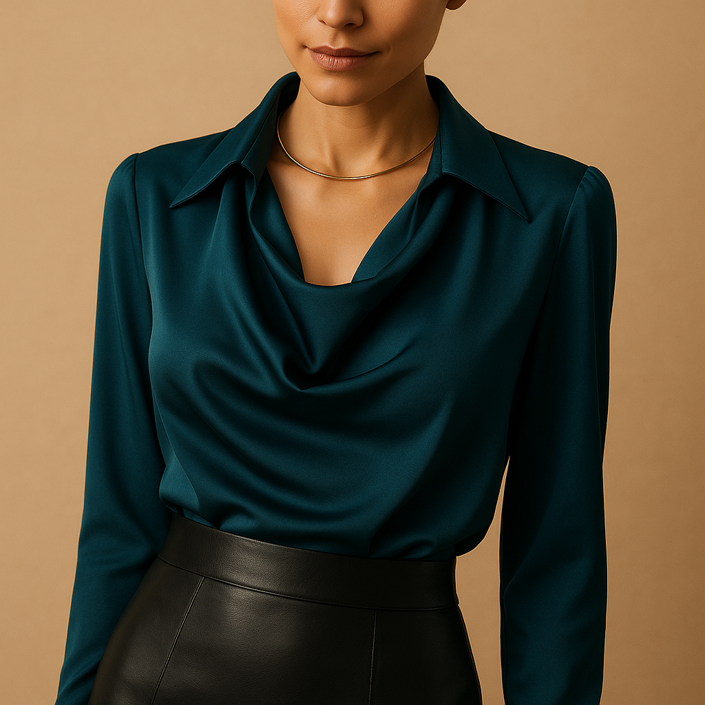 Monique | Elegante blouse met lange mouwen voor dames