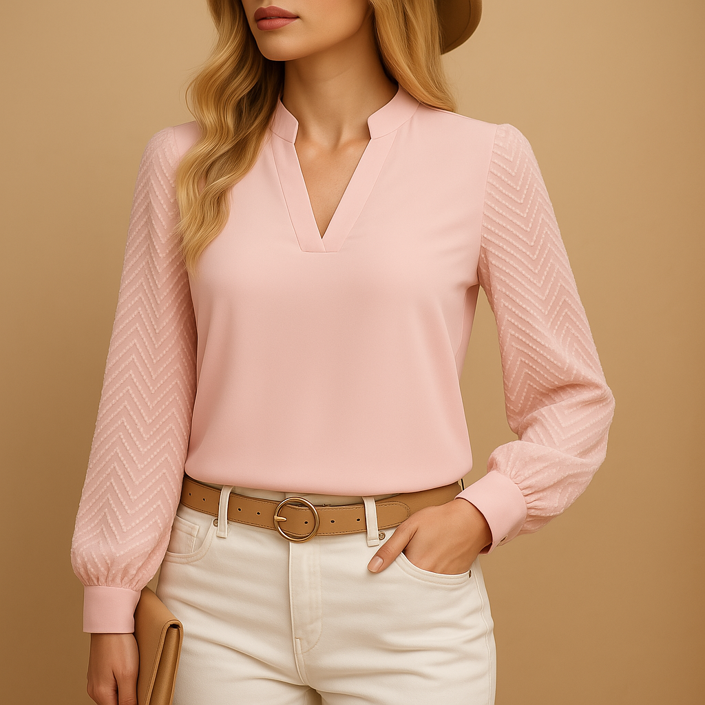 Ayla | Elegante V-hals top voor dames