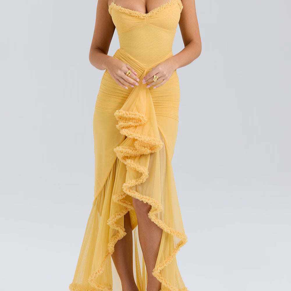 Bohema - Ruffled Maxi Jurk