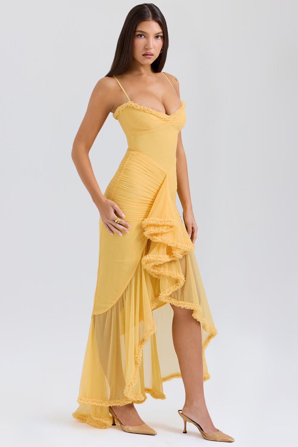 Bohema - Ruffled Maxi Jurk