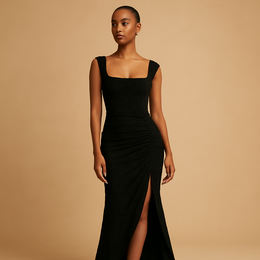 Vivienne | Gebloemde midi-jurk met luchtige pasvorm voor dames