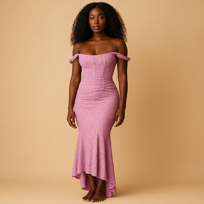 Vivienne | Gebloemde midi-jurk met luchtige pasvorm voor dames