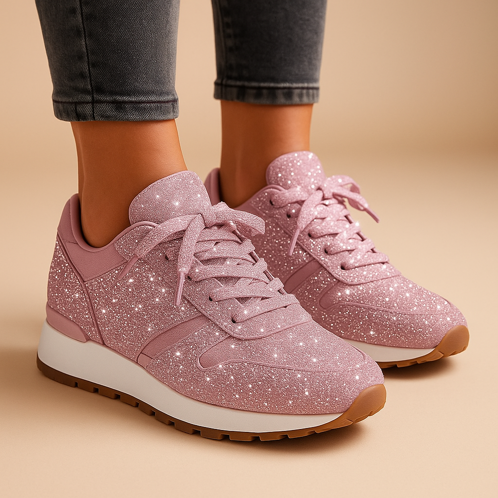 Lina | Glitter sneakers met pailletten voor dames