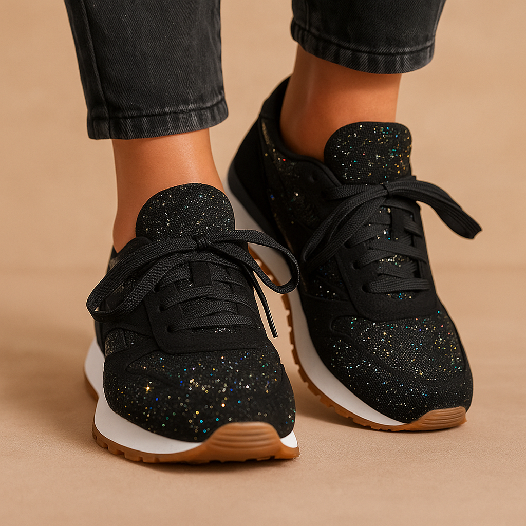 Lina | Glitter sneakers met pailletten voor dames