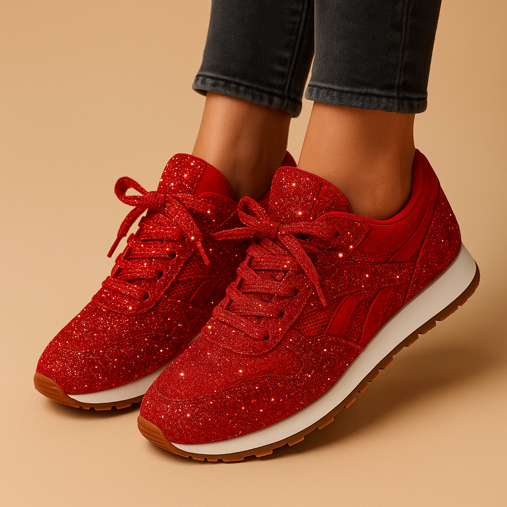 Lina | Glitter sneakers met pailletten voor dames