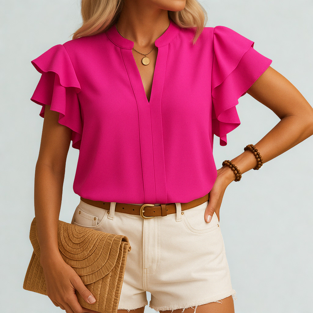 Isla | Mouwloze elegante blouse voor dames