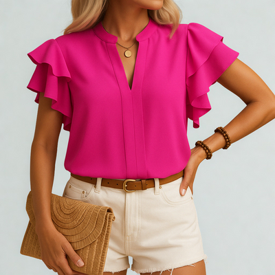 Isla | Mouwloze elegante blouse voor dames