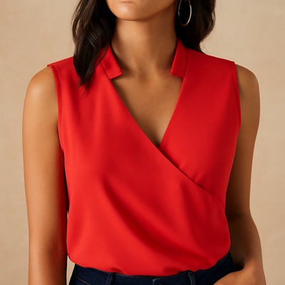 Ella | Mouwloze zomer top met relaxed fit voor dames