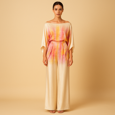 Camille | Tweedelige outfit met off-shoulder top voor dames