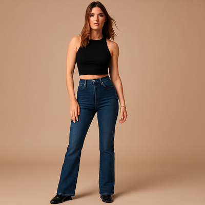 Saar | Flared high-waist jeans voor dames