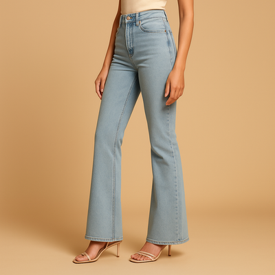 Saar | Flared high-waist jeans voor dames